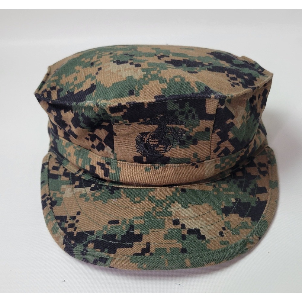 USMC MARPAT Woodland Digital Camo Garrison‎ Cover Hat Sekri Industries EGA XS